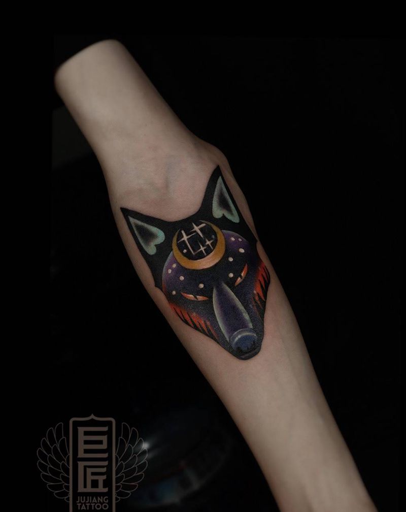 遮盖作品纹身图片_手臂Old School纹身图案