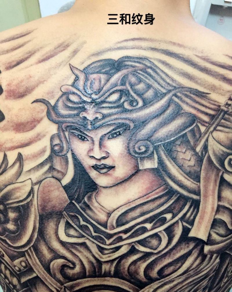 战马赵云纹身图片