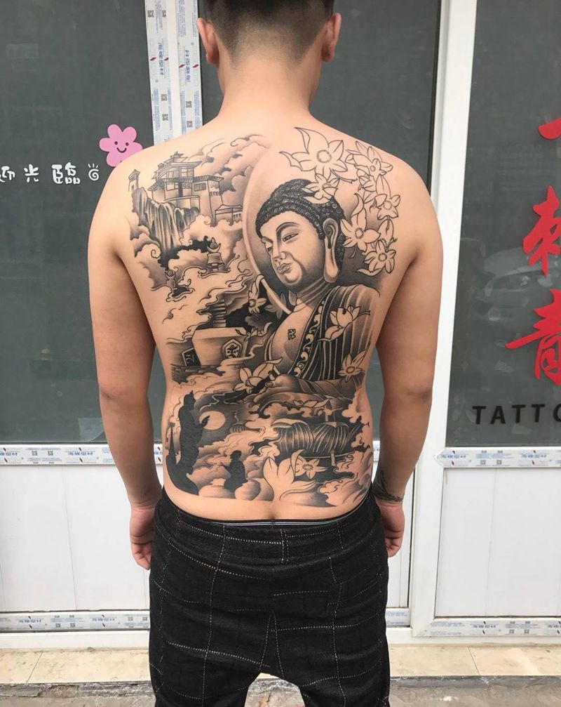 大日如来纹身图片