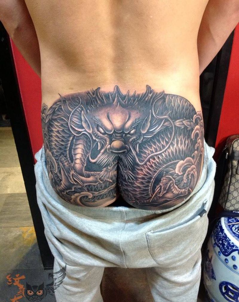 水门图纹身图片