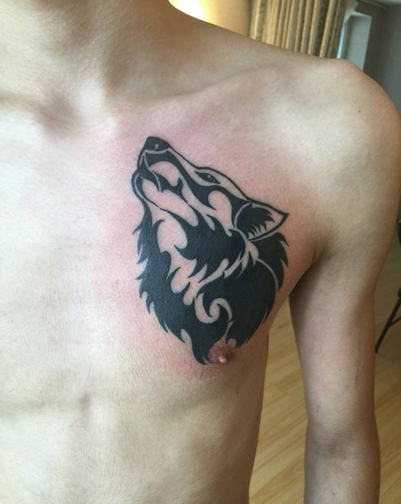 狼图腾纹身图片