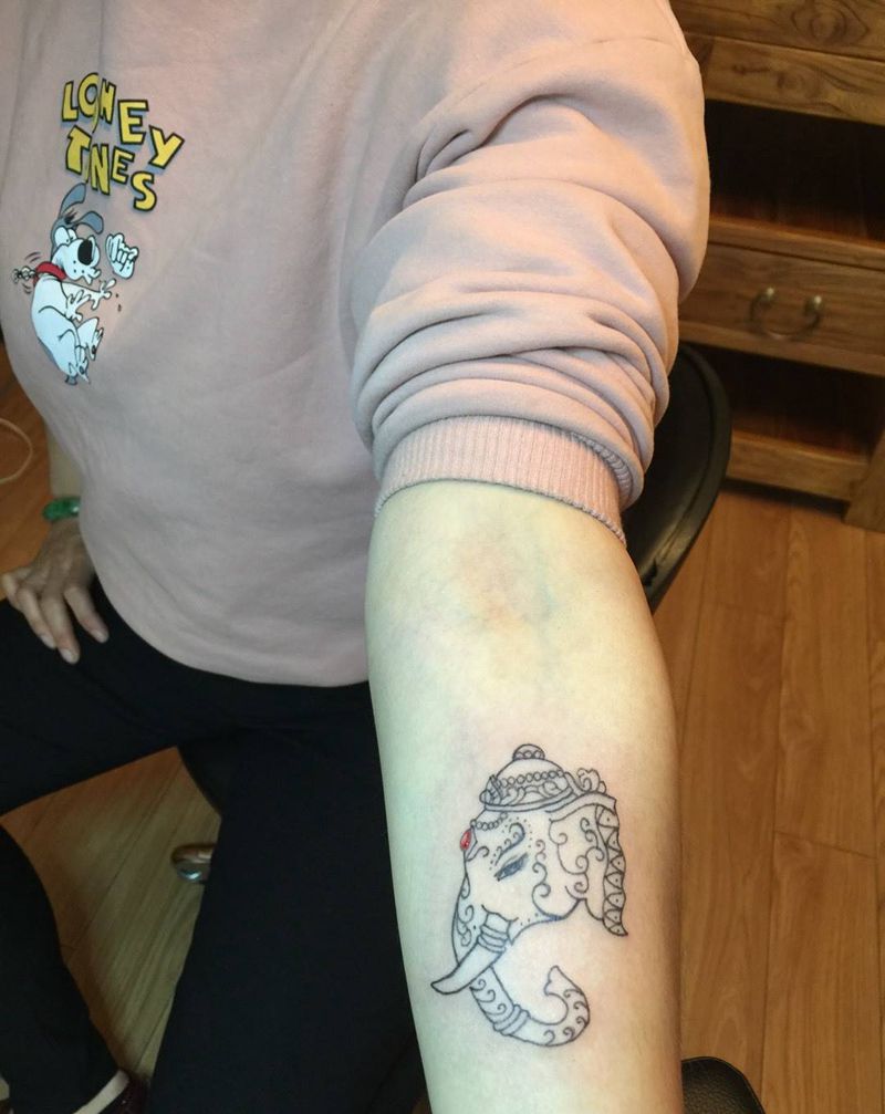 小象神纹身图片