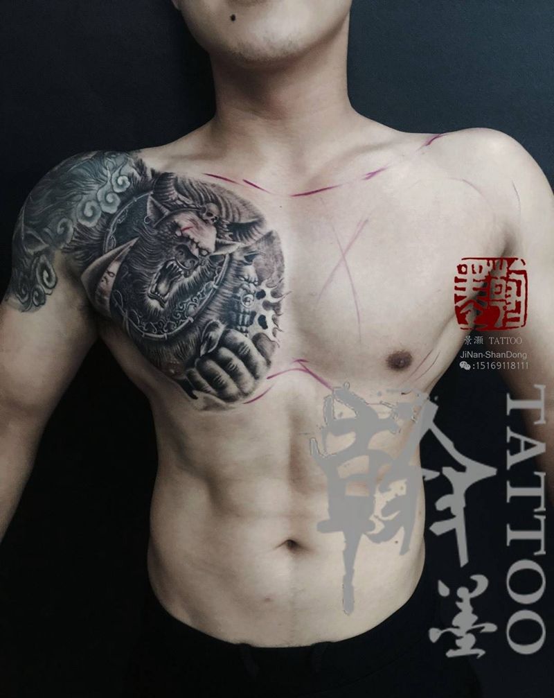 花胸未完待续纹身图片