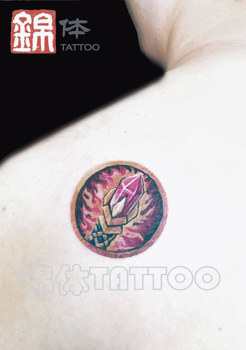 法师标志纹身图片