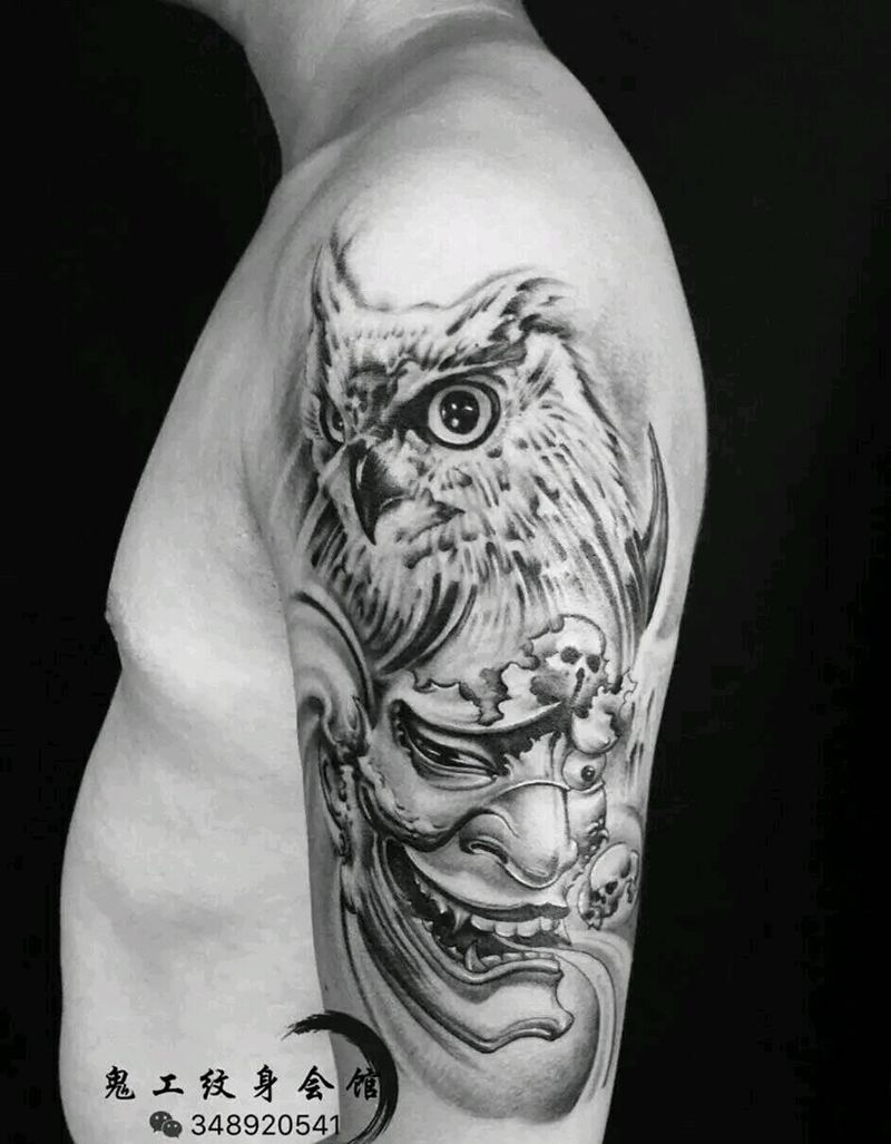 般若，不一样的风格！纹身图片