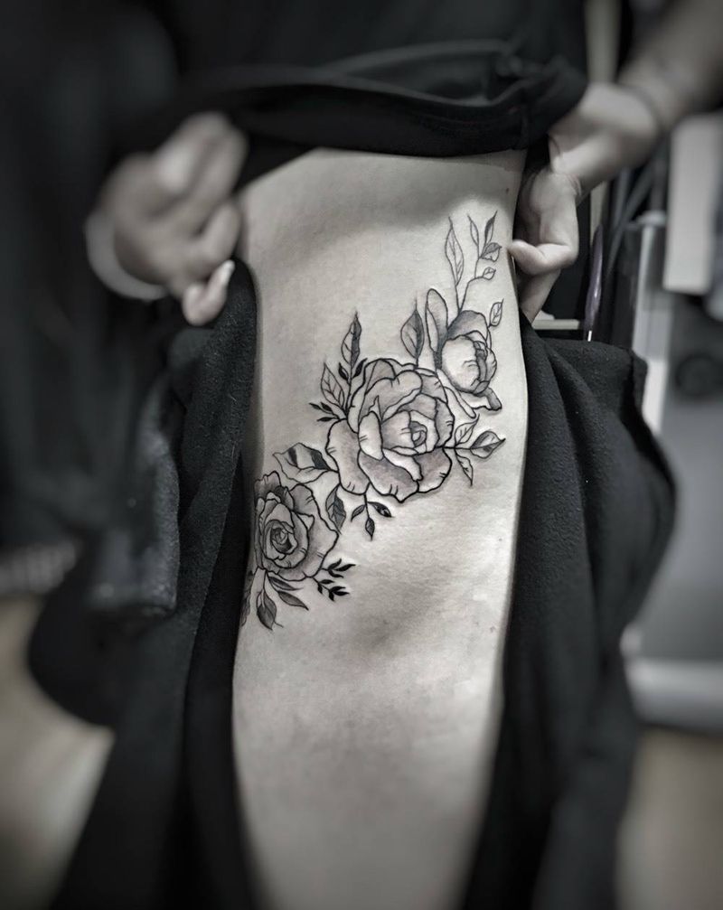 美不美看大腿纹身图片_欧美成品颈部肩部手臂腿部腰部胸部背部原创纹身图案