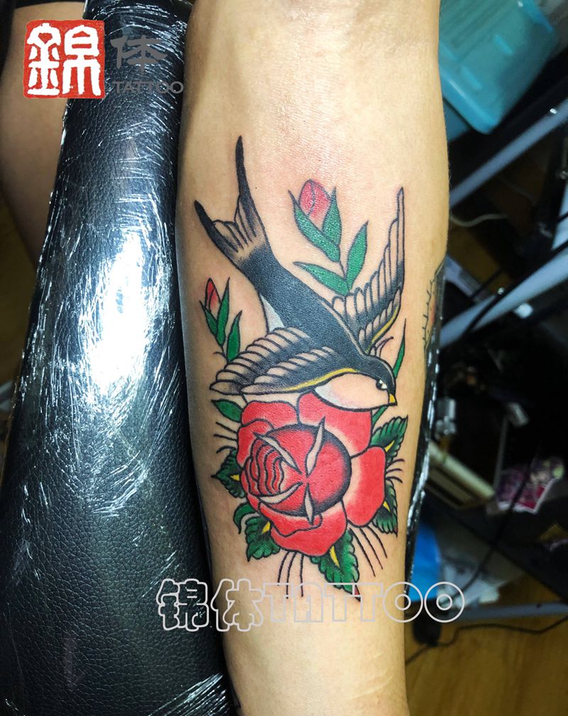 小两口纹身图片