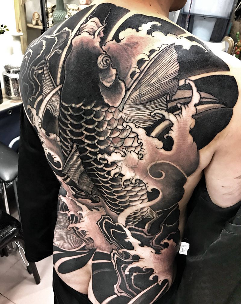 遮盖下次上彩色纹身图片