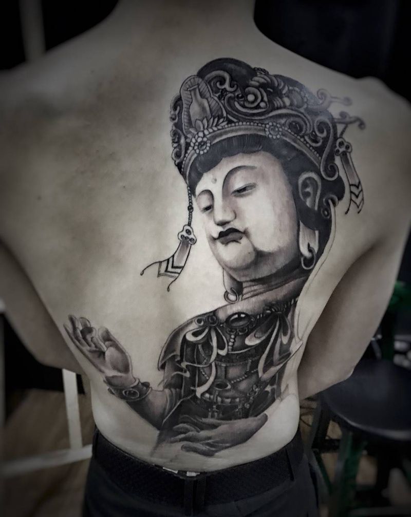 菩萨纹身图片