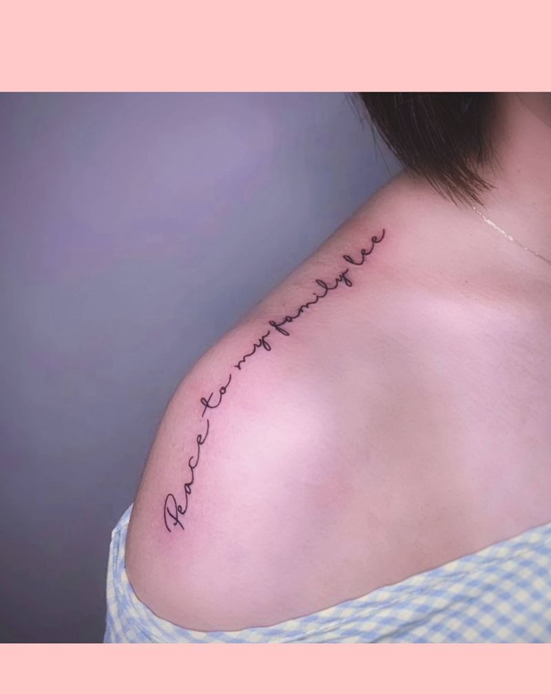 小字母们纹身图片_手臂颈部花体字小字母纹身图案