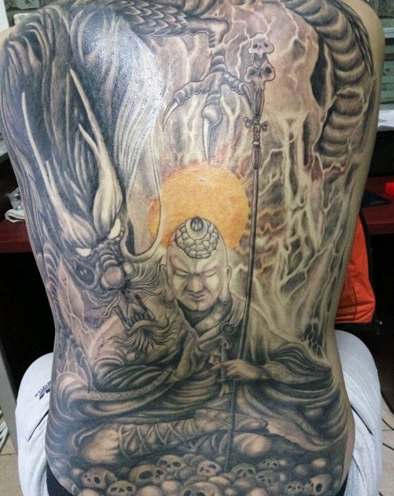 地藏王纹身图片