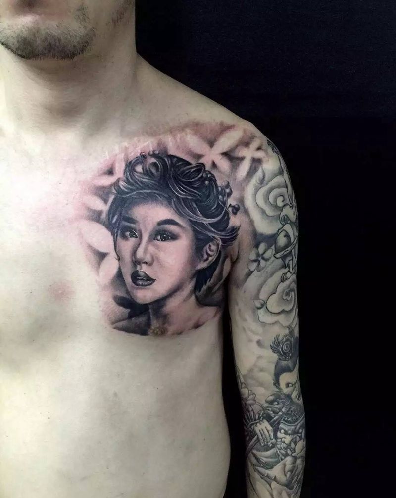 铁杆粉丝纹身图片