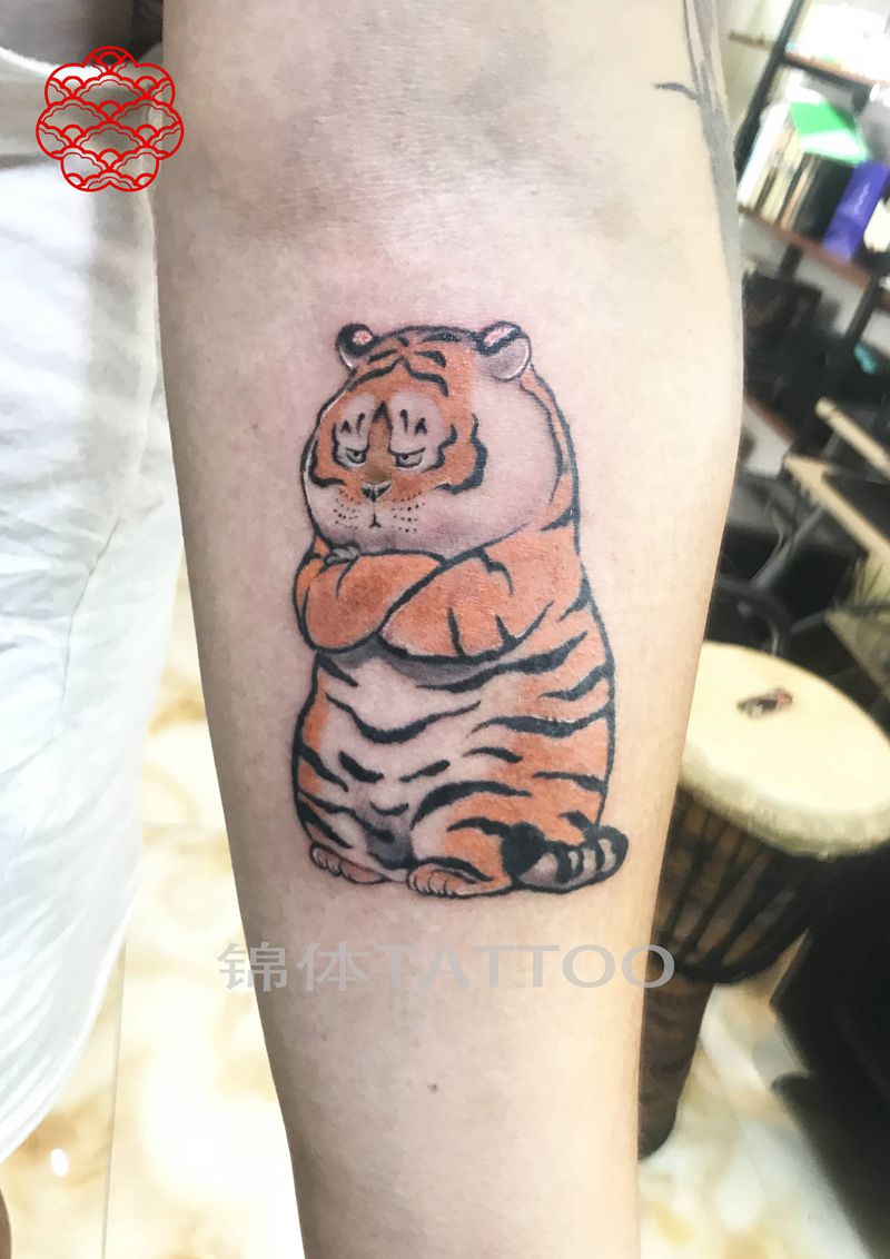 小脑斧纹身图片_动漫纹身图案