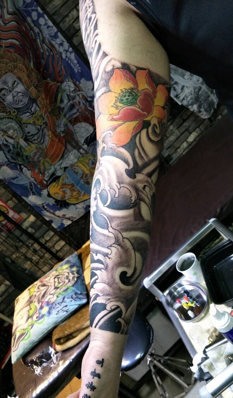 花臂纹身图片
