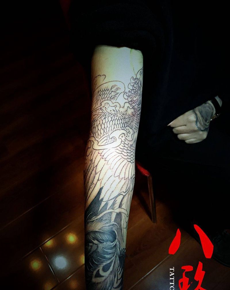 明天继续。再附一张恢复半年的鲤鱼纹身图片