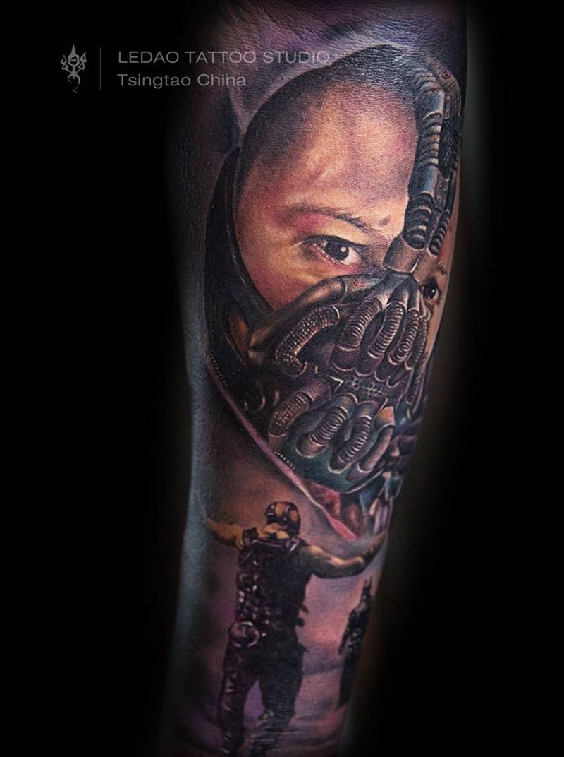 我的叠彩作品纹身图片_成品手部手臂肖像欧美写实人物原创青岛山东纹身图案