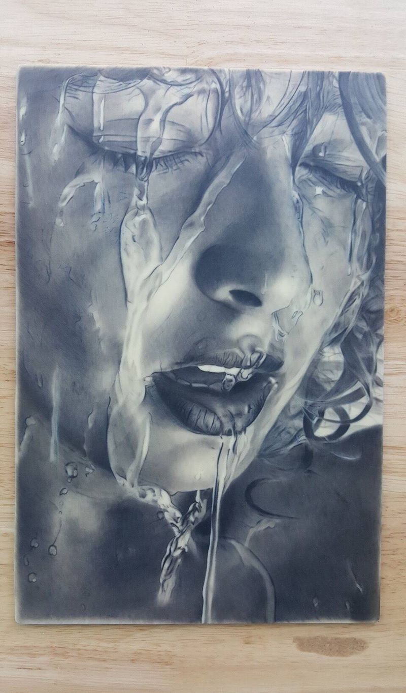 学员作品纹身图片_成品手稿插画肖像欧美写实乐道刺青培训青岛山东纹身图案