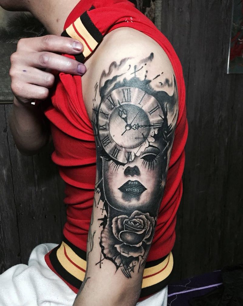 欧美风格纹身图片