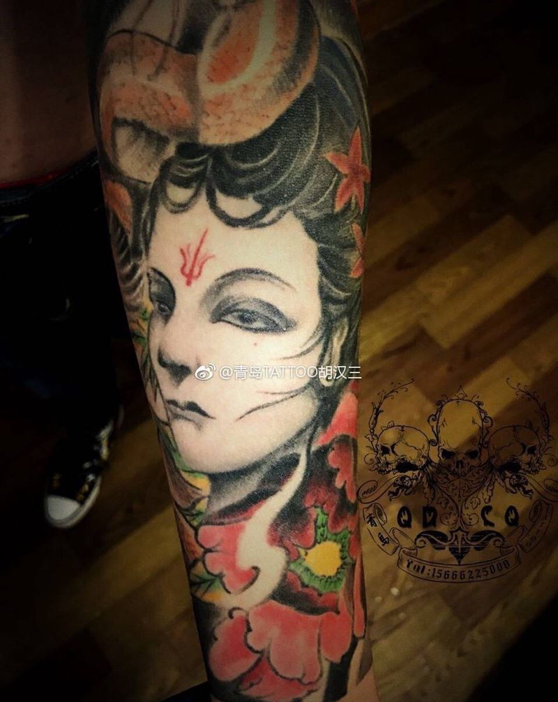 花臂纹身图片