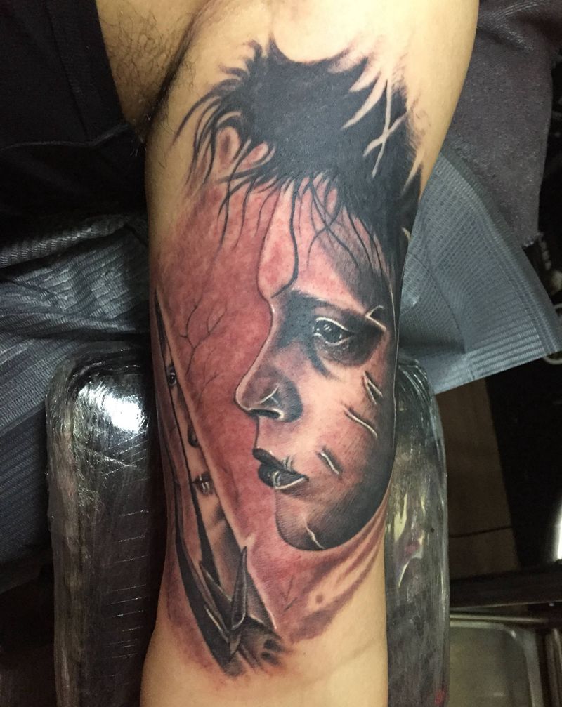 爱德华纹身图片_手臂纹身图案