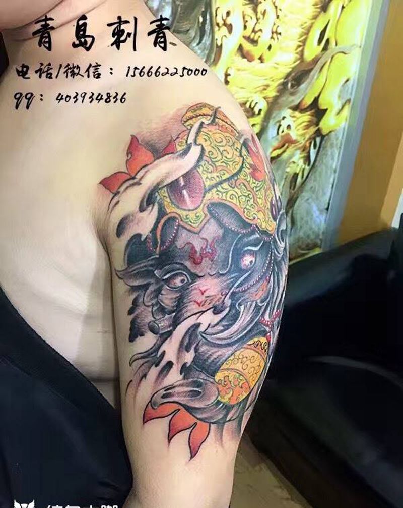 象神纹身图片