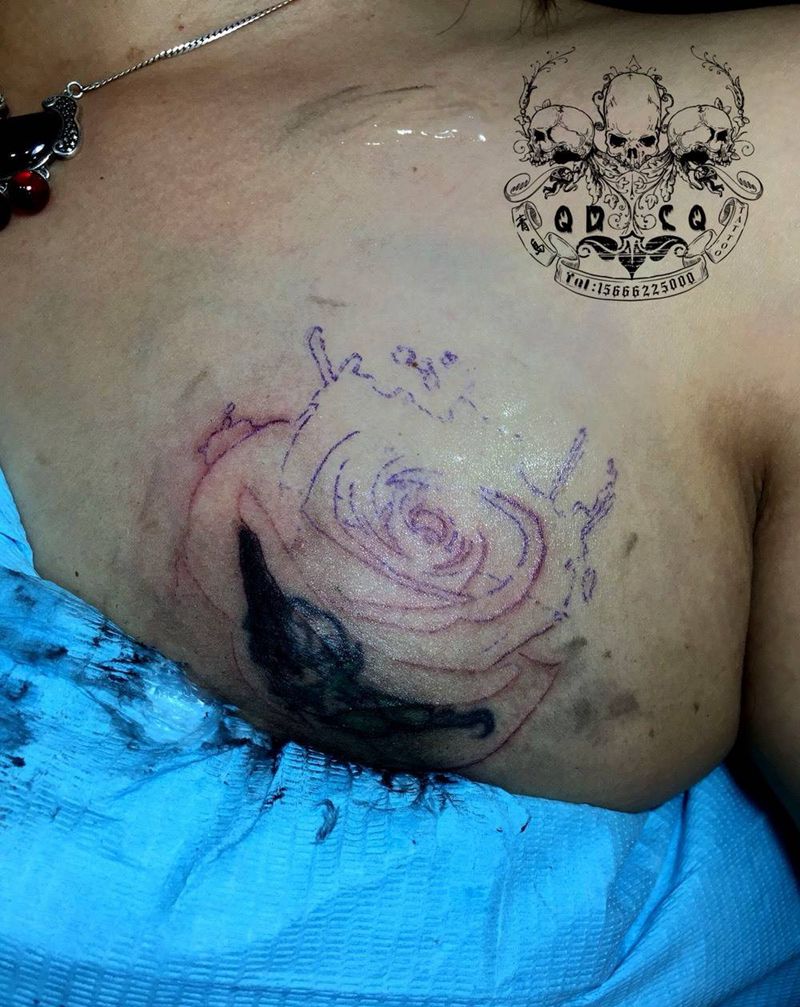 遮盖作品纹身图片