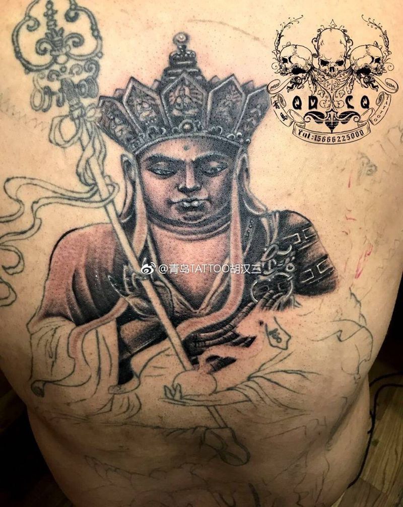 地藏王明天继续纹身图片