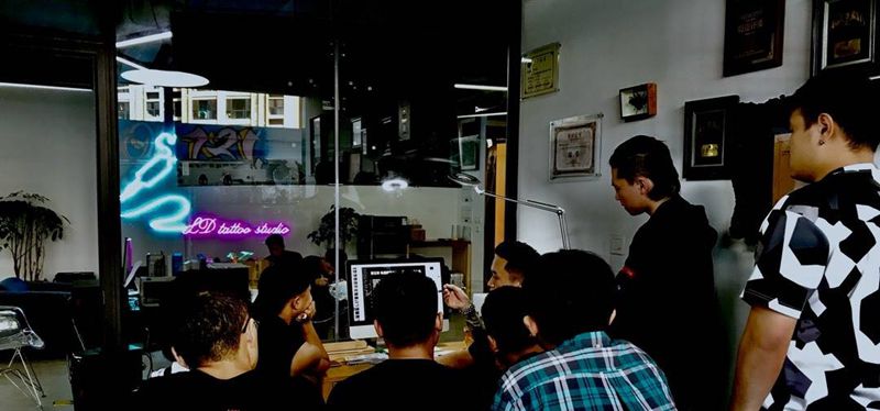 乐道开学季纹身图片