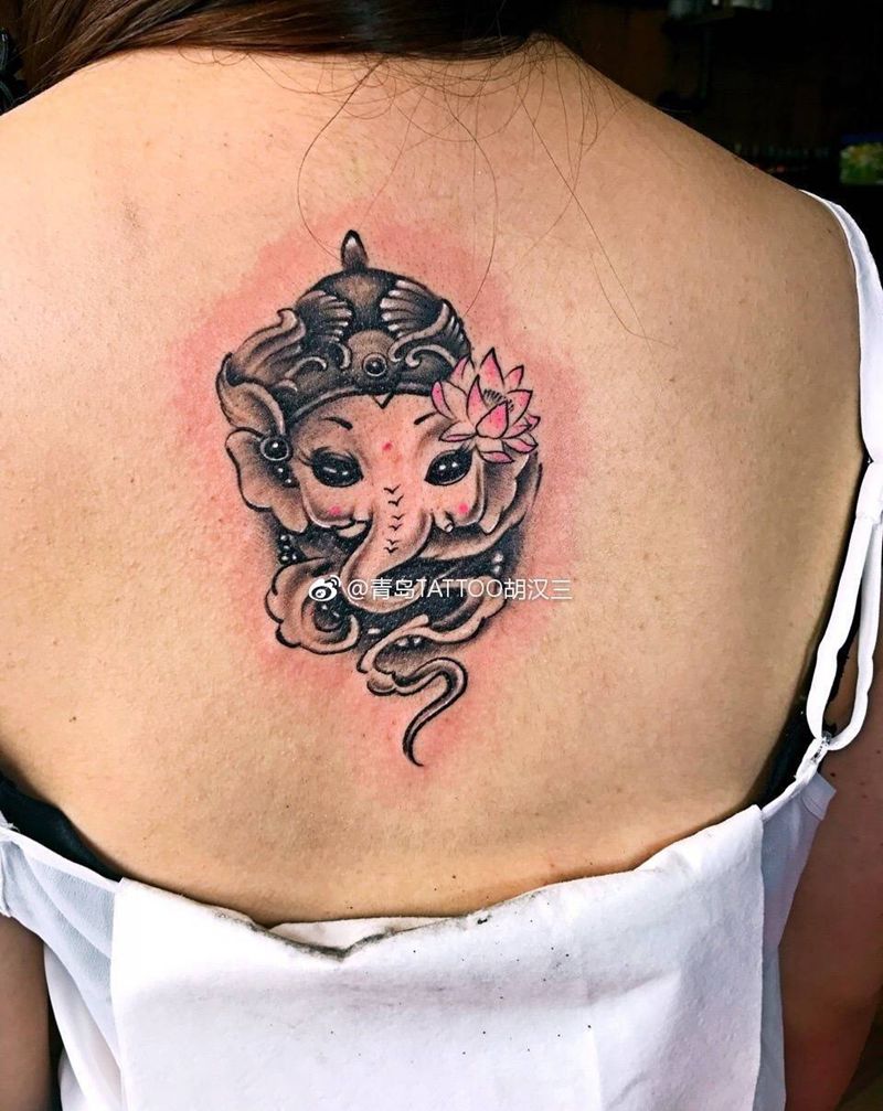 小象纹身图片