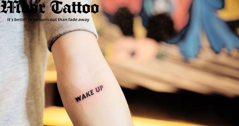 英文字母一组纹身图片