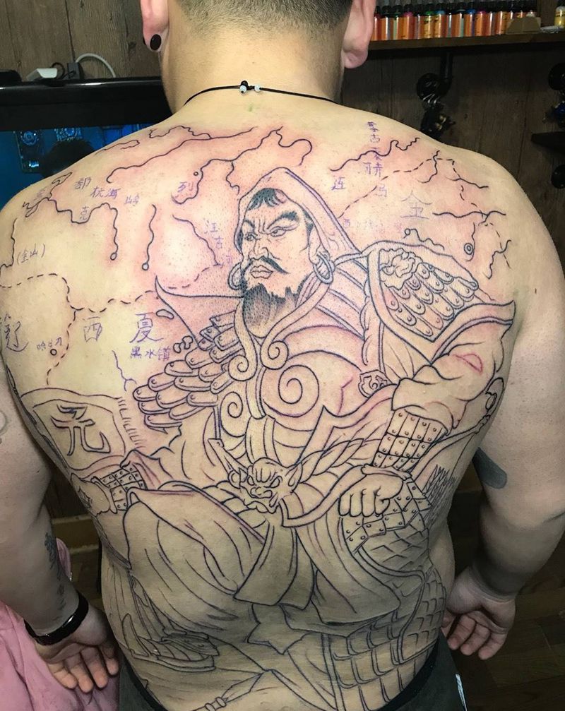 成吉思汗纹身图片