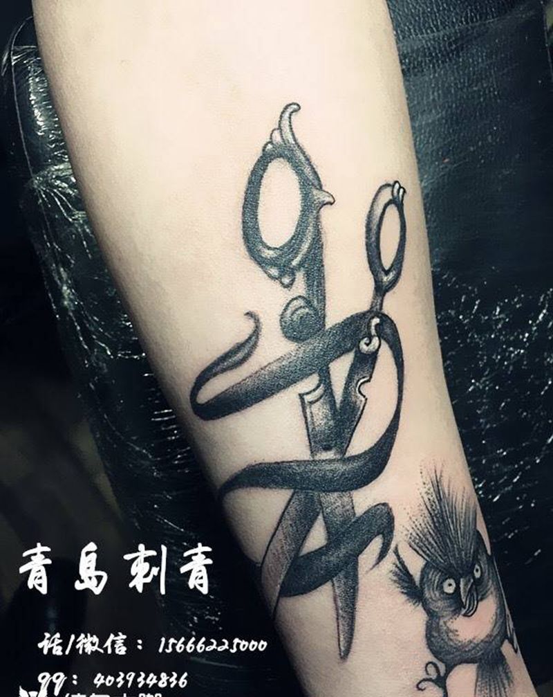 欧美包花臂未完待续纹身图片