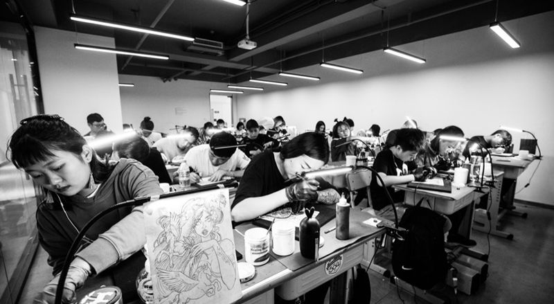 乐道学堂纹身图片_山东青岛乐道刺青培训纹身图案