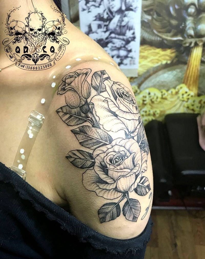 第一次尝试 一顿狂甩纹身图片