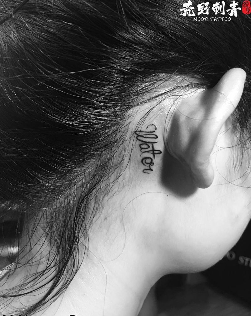 字母纹身图片