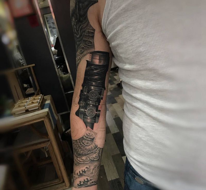 位置够爽纹身图片