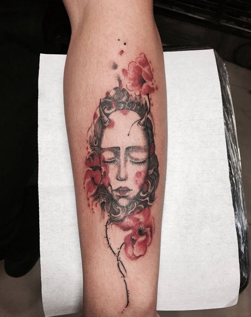 欧美风格小图纹身图片