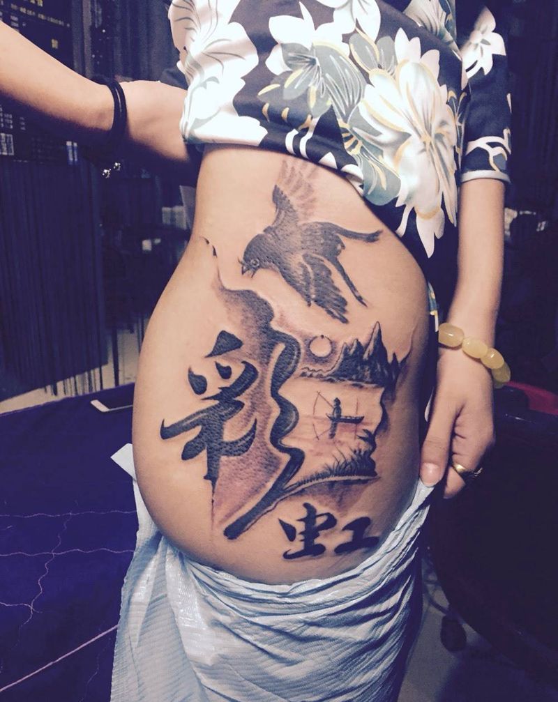 给顾客设计的图纹身图片