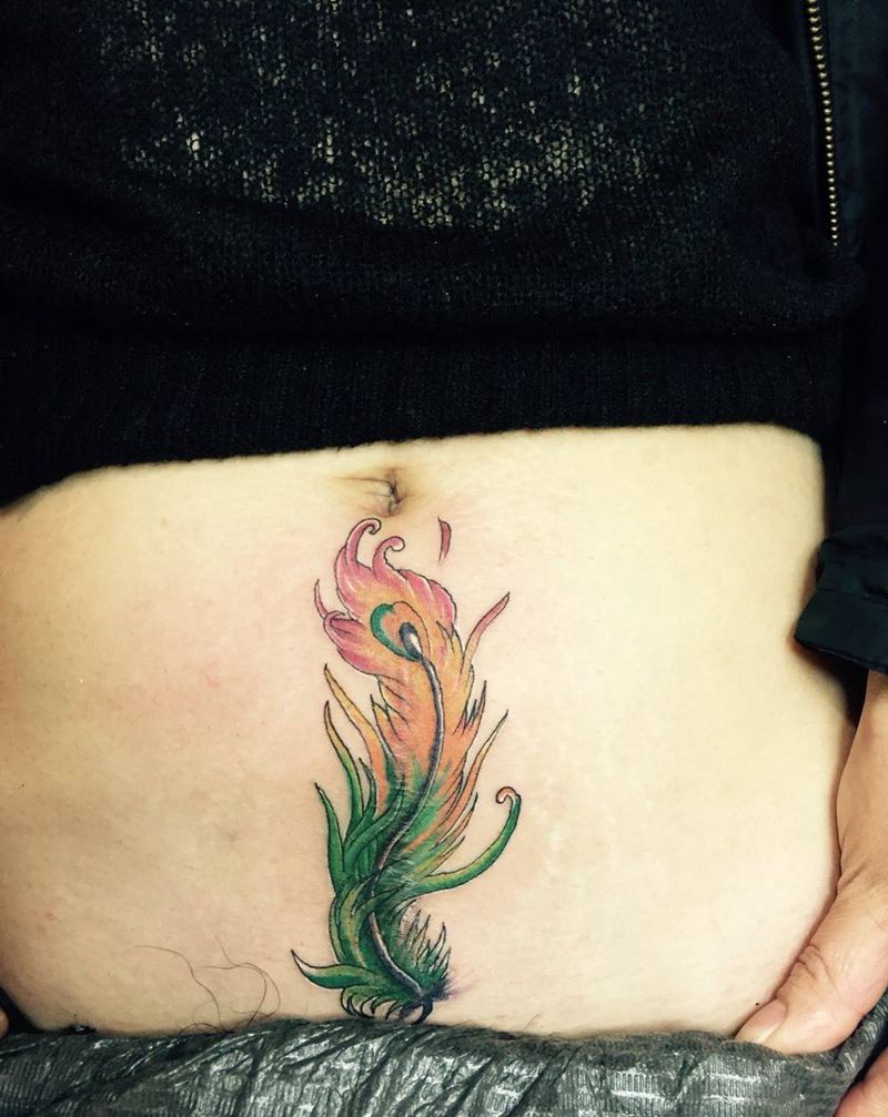 遮盖疤痕纹身图片