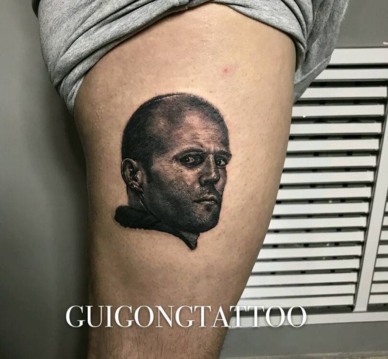 杰森，斯坦森纹身图片