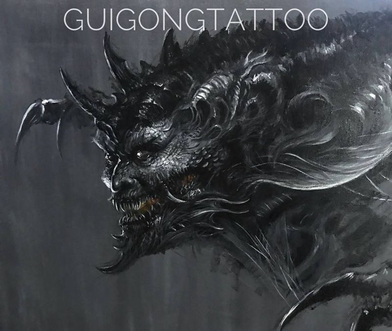 曾梦想仗剑走天涯……纹身图片