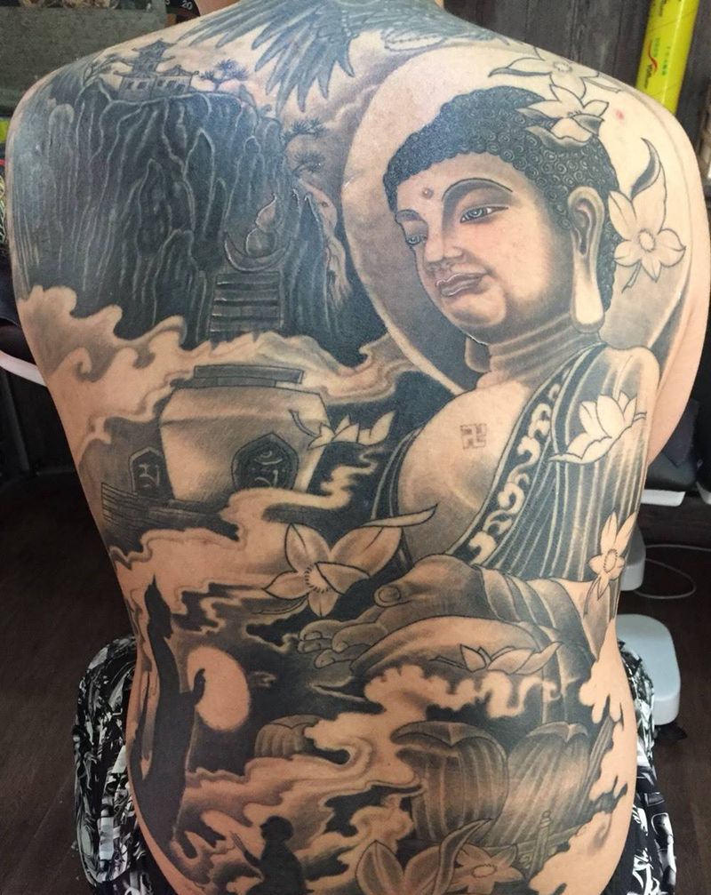 遮盖恢复后纹身图片