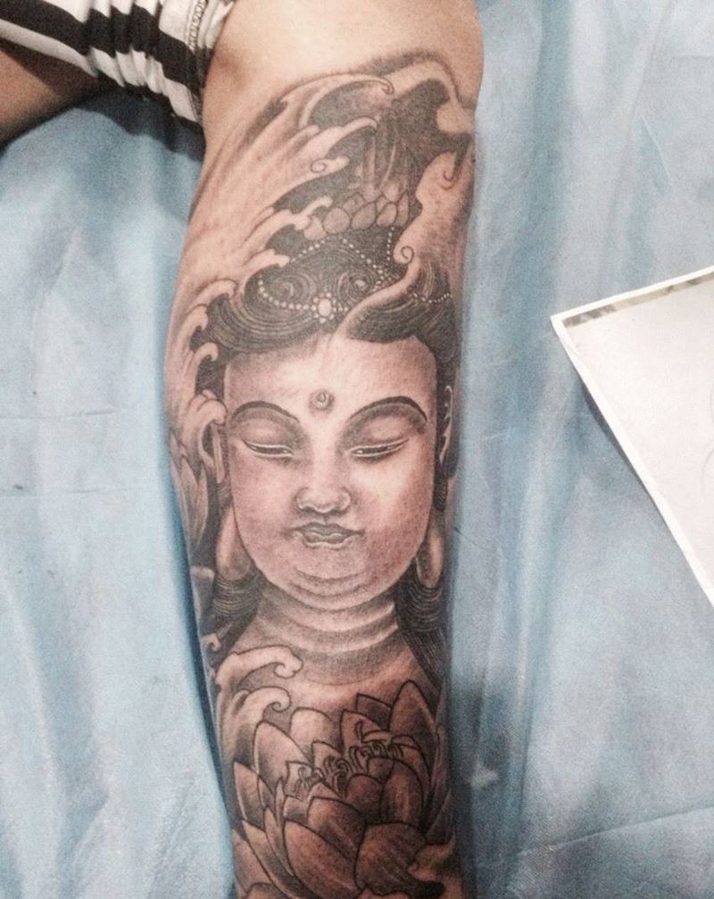 包小腿纹身图片