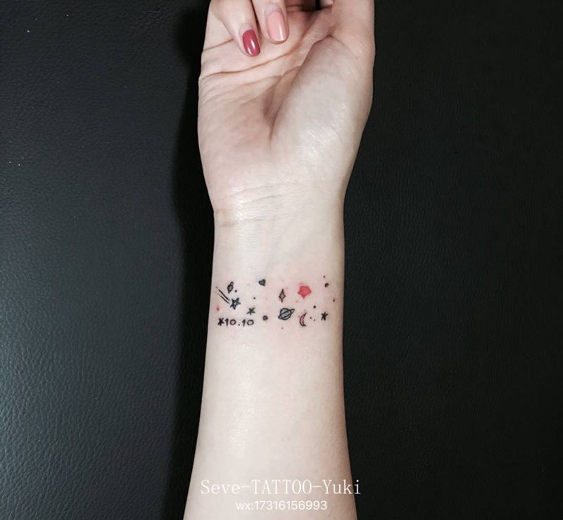 小清新纹身图片