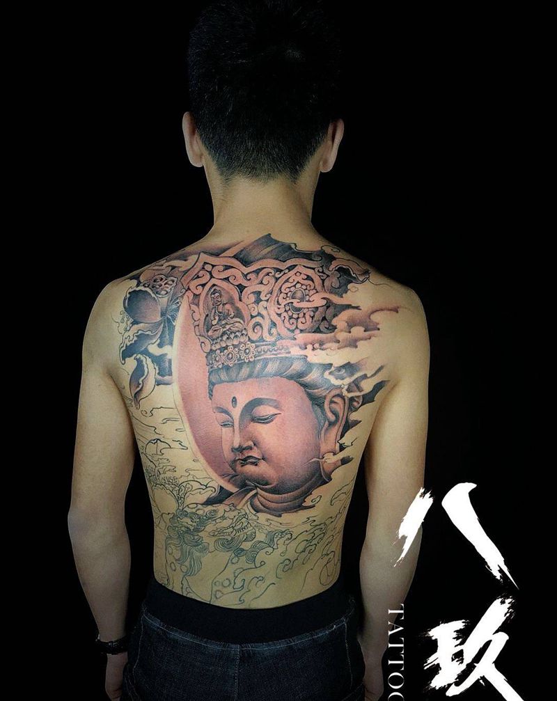 文殊菩萨纹身图片