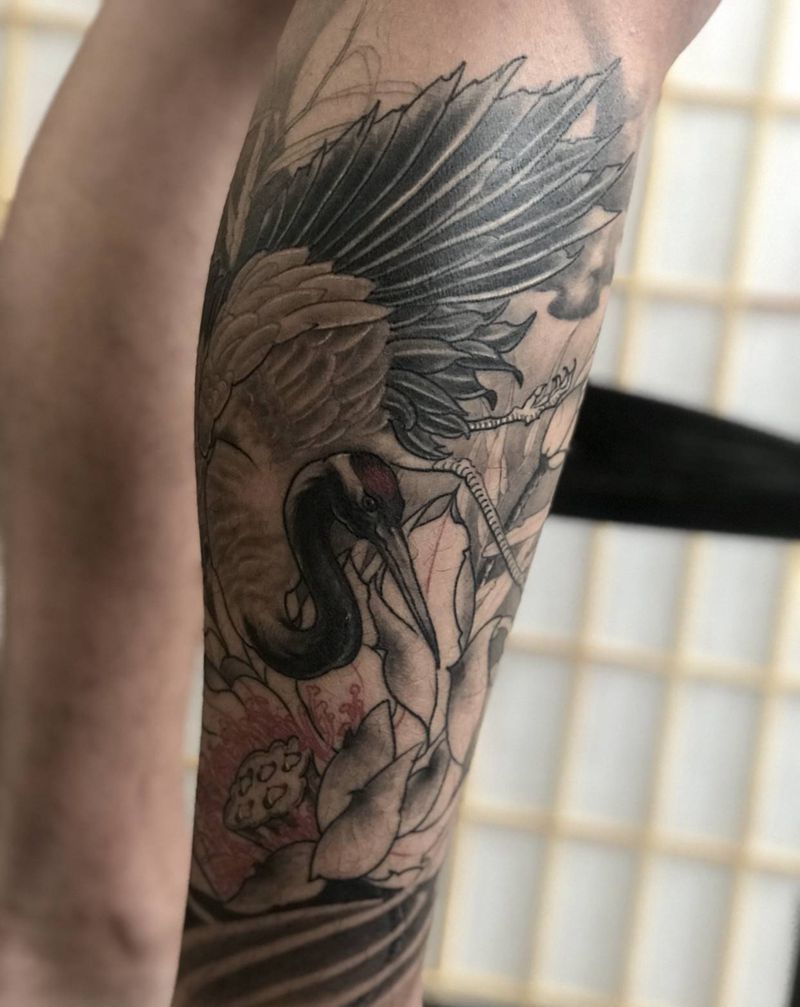 恢复一个月，未完纹身图片_新传统纹身图案