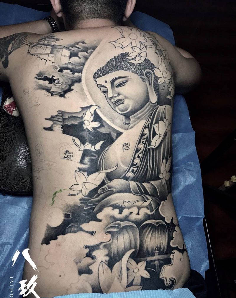 佛像纹身图片