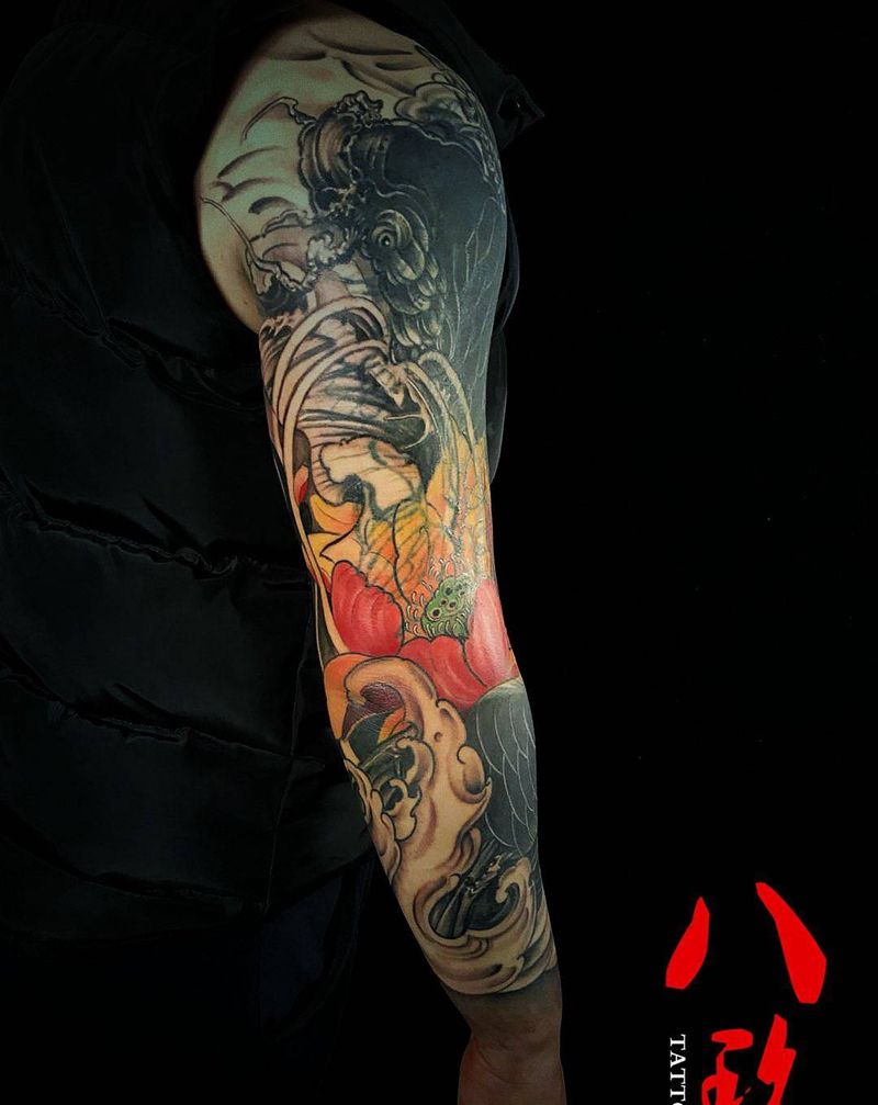 王哥遮盖作品，未完待续纹身图片