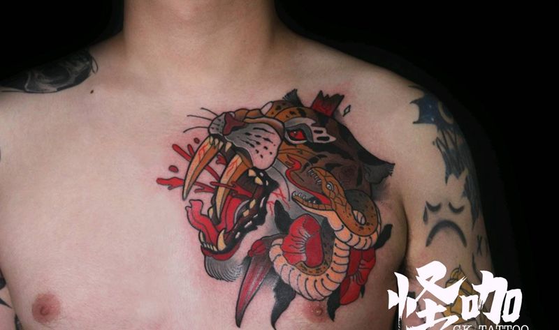 newschool作品纹身图片