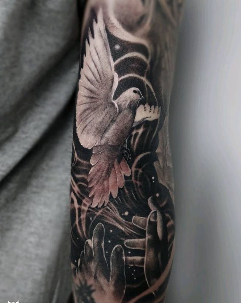 柔纹身图片_暗黑纹身图案